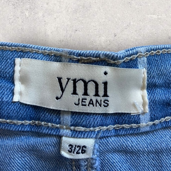 Ymi Jean Striped Skirt NWT Women Size 3/26 - Picture 5 of 7